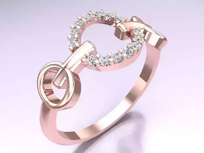 Diamond Ring  - N6626 3D print model