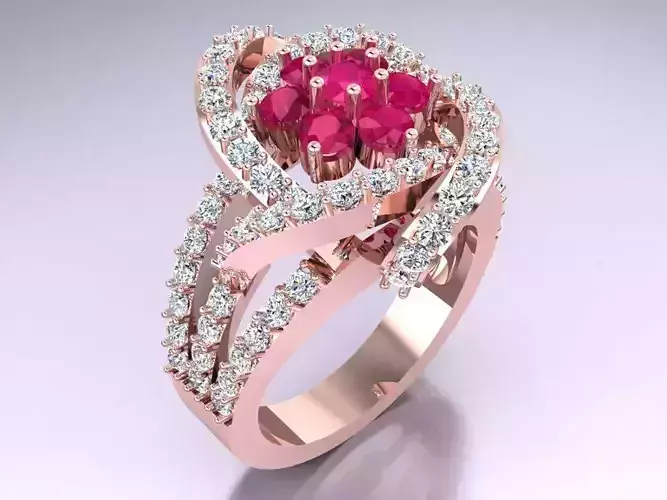 Diamond Ring - Womens Rings - N3738