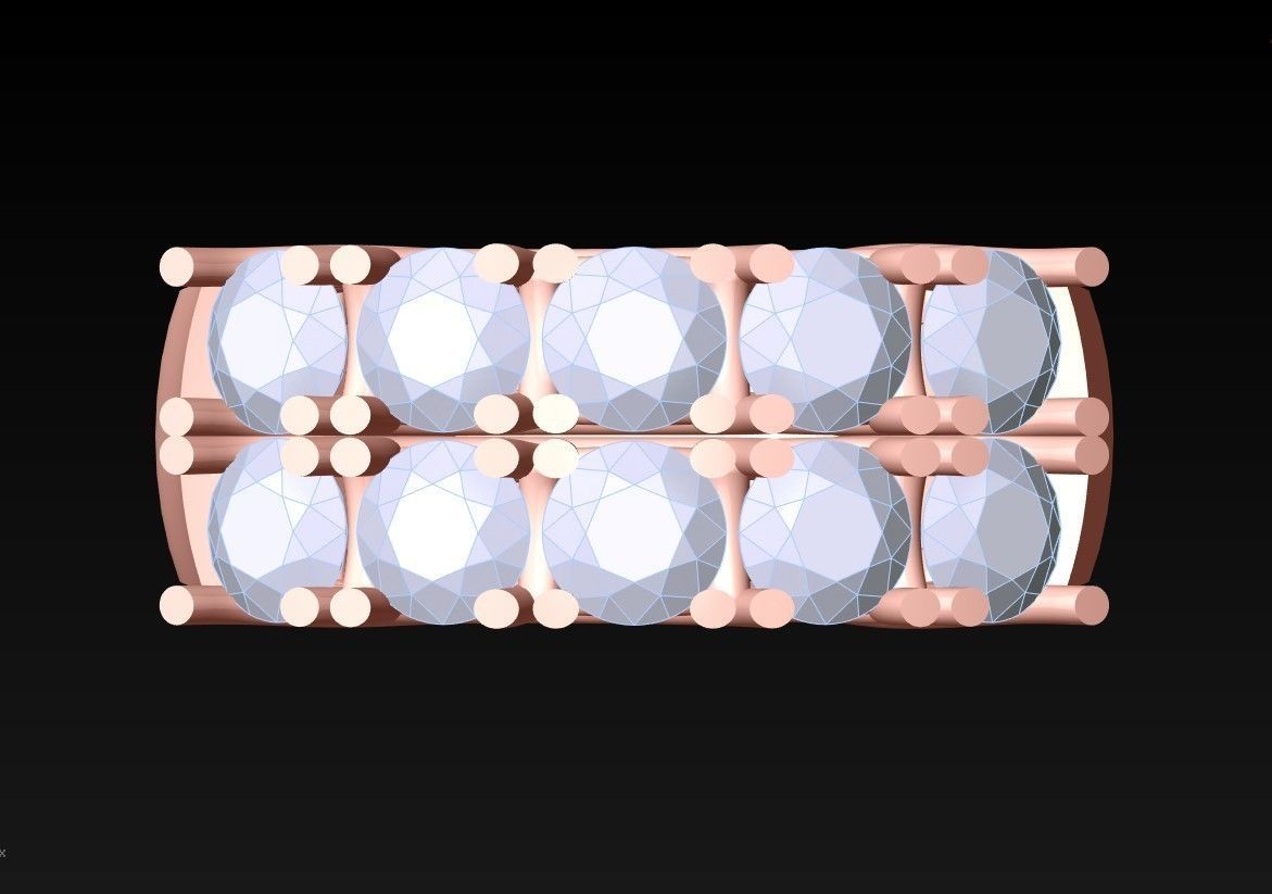 Diamond Ring  - N3792 3D print model_4