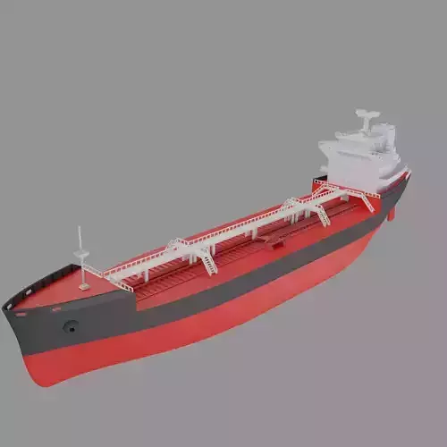 Tanker ship miniature 3D print model