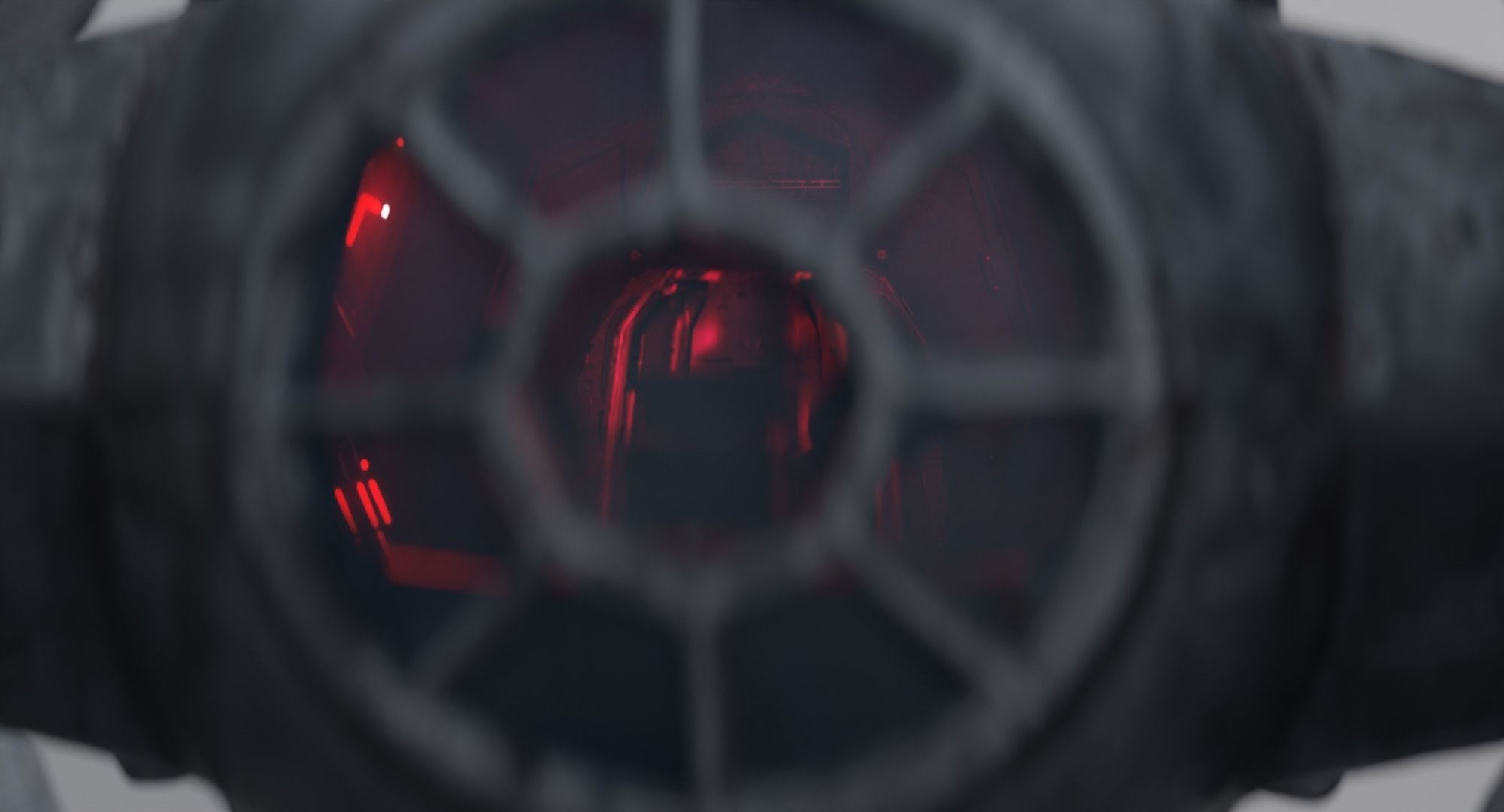 Darth Vader Tie Fighter - Star Wars Low-poly 3D model_16
