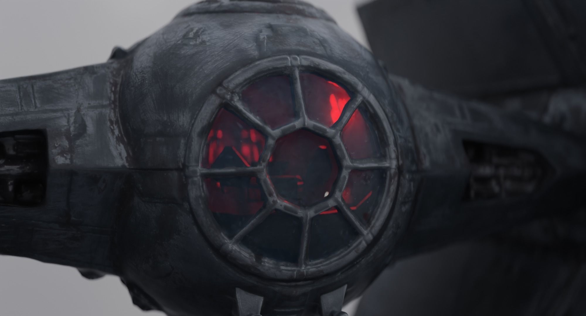Darth Vader Tie Fighter - Star Wars Low-poly 3D model_5