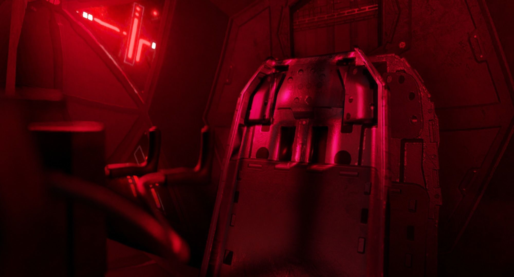 Darth Vader Tie Fighter - Star Wars Low-poly 3D model_13