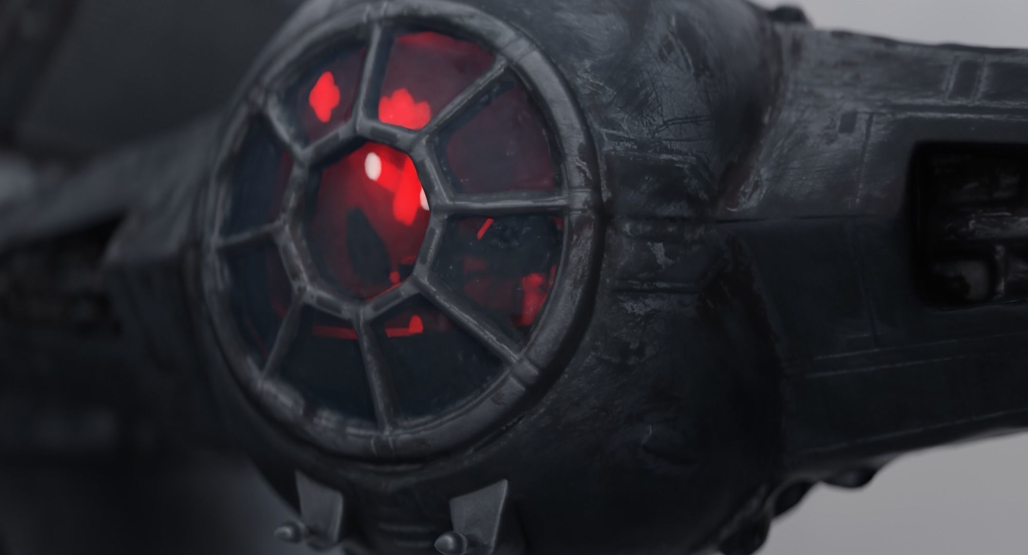 Darth Vader Tie Fighter - Star Wars Low-poly 3D model_17