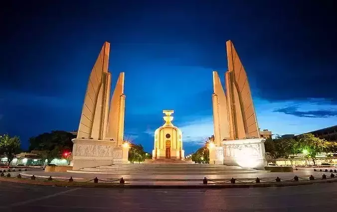 Democracy Monument Model Low-poly 3D model