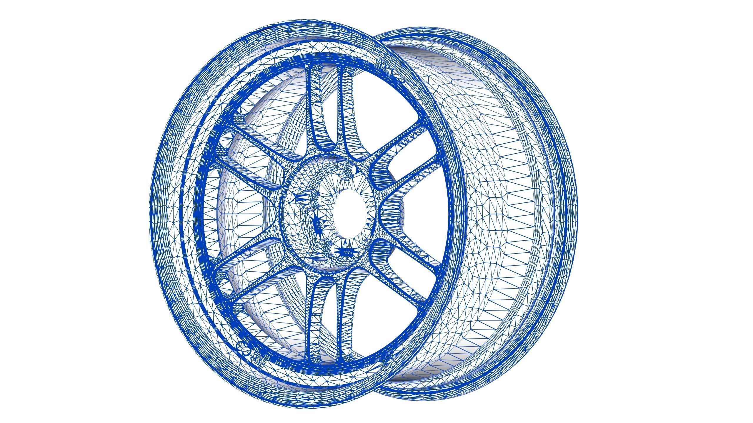 ENKEI RPF1  Low-poly 3D model_4