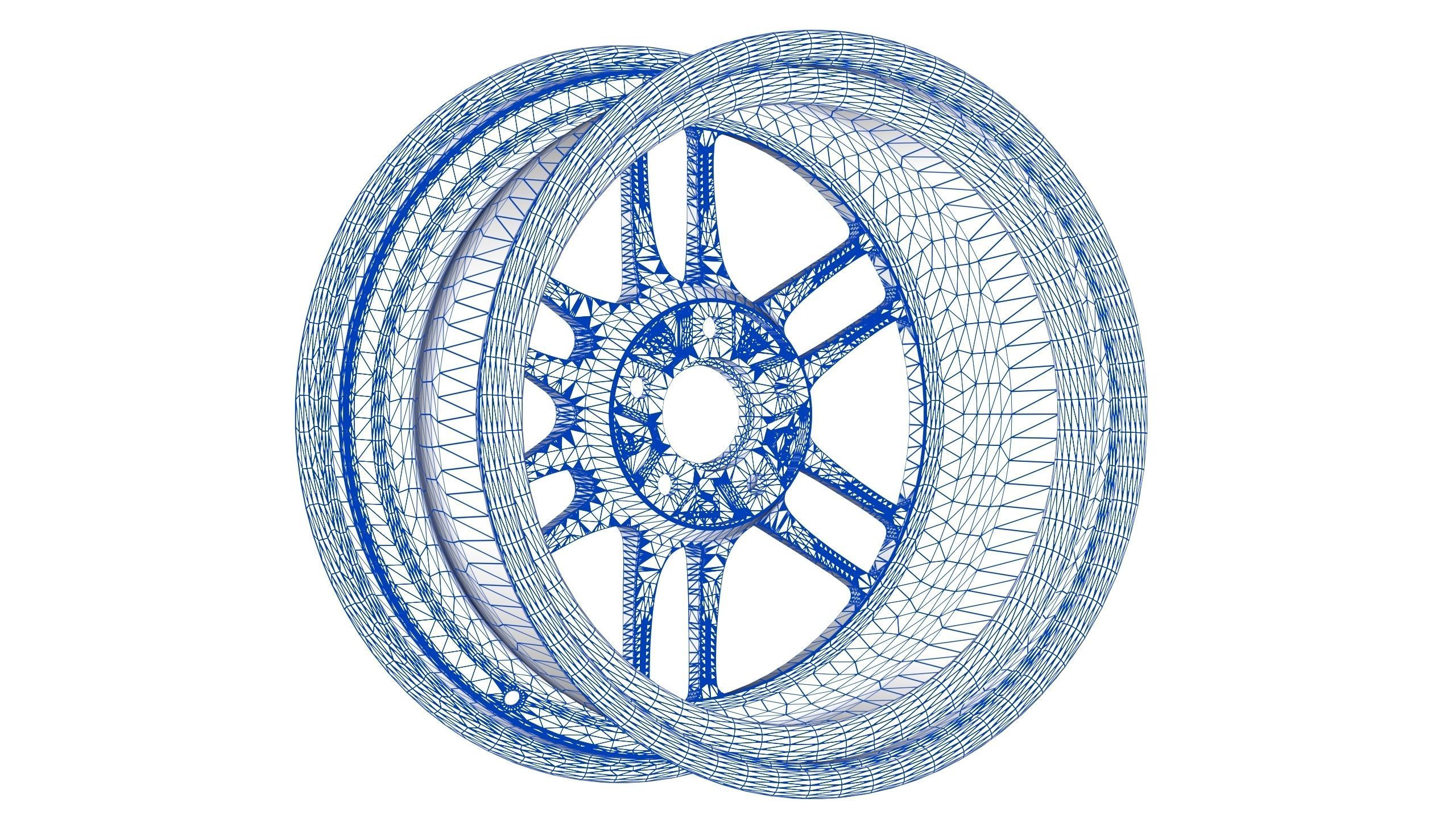 ENKEI RPF1  Low-poly 3D model_5