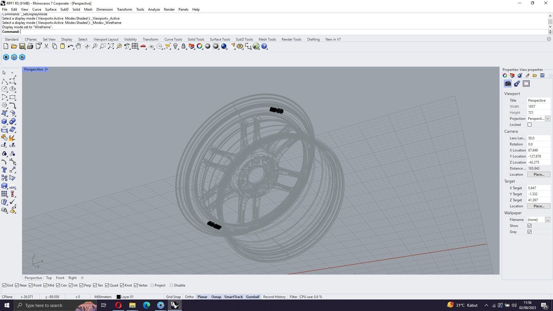 ENKEI RPF1  Low-poly 3D model_11