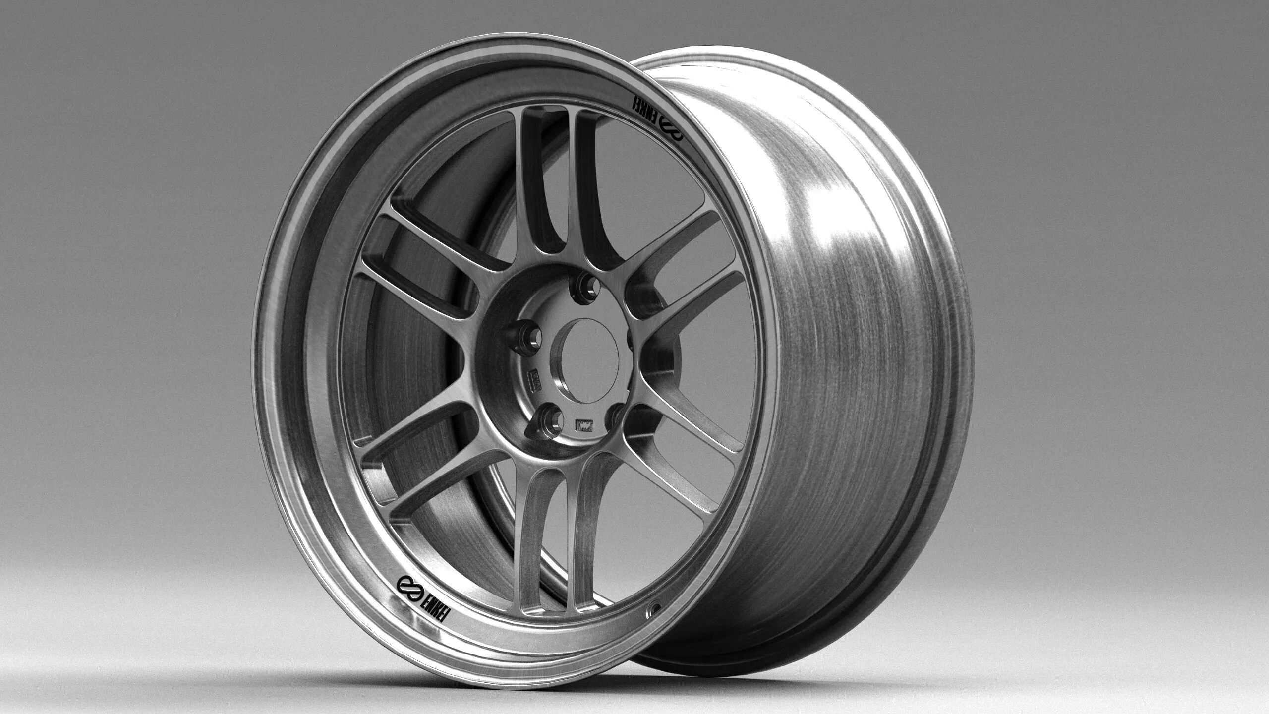 ENKEI RPF1 wheel Low-poly 3D model