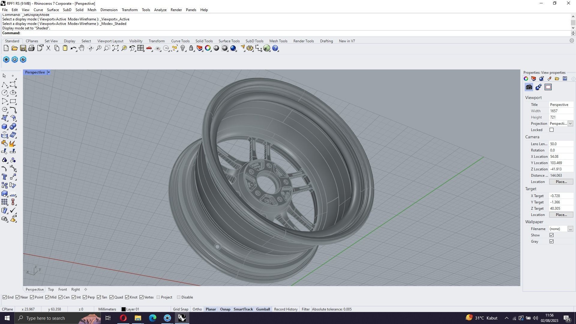 ENKEI RPF1  Low-poly 3D model_10
