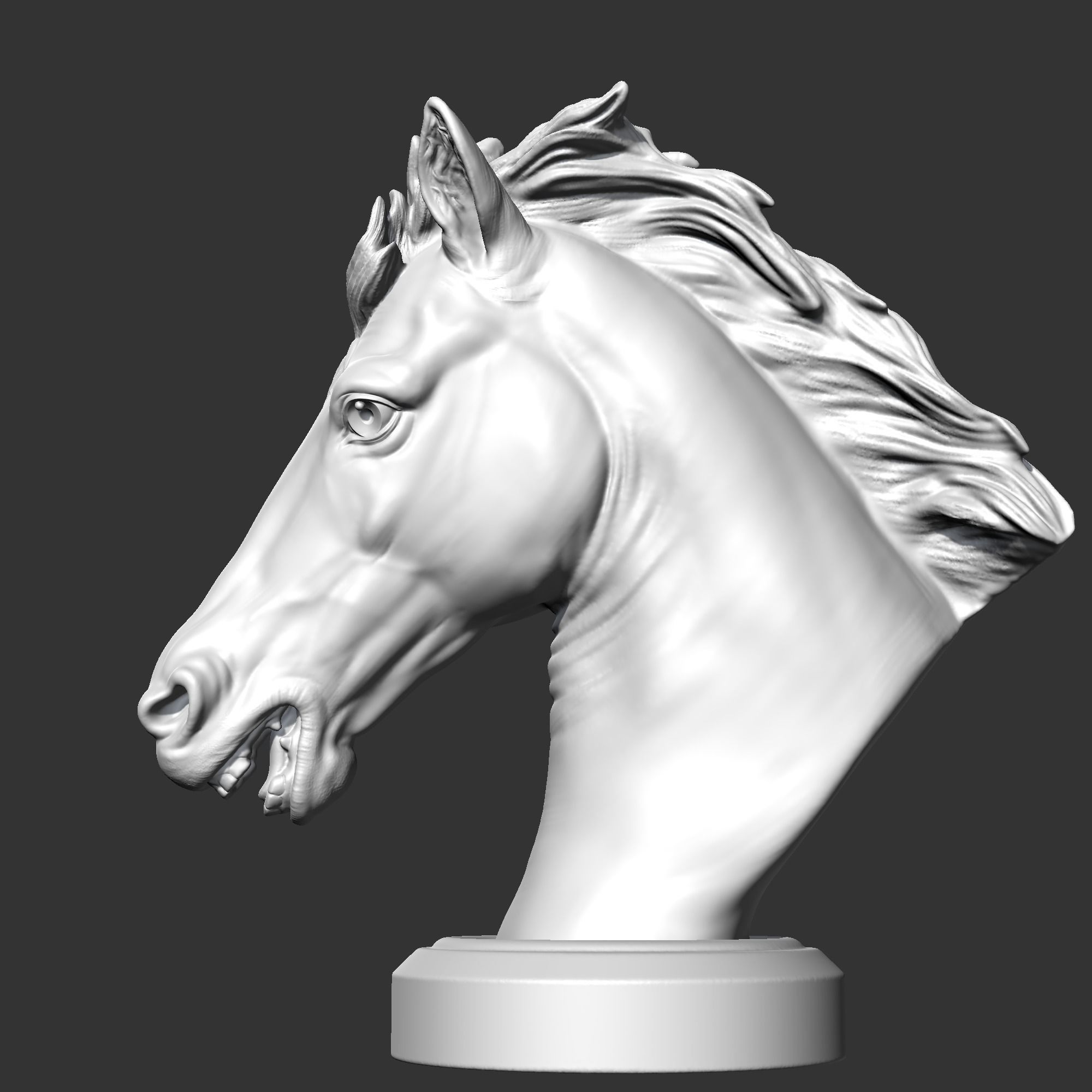 Horse Head AM22 3D print model 3D print model_6