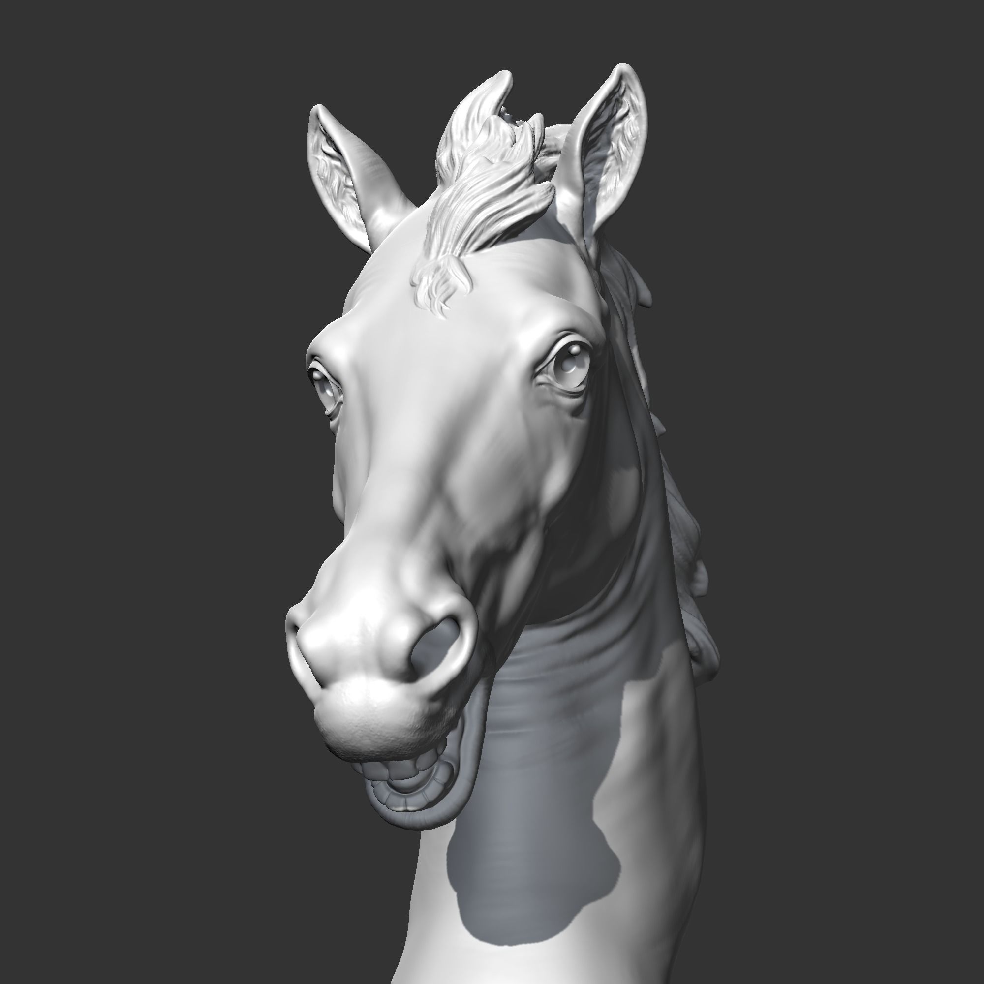 Horse Head AM22 3D print model 3D print model_1