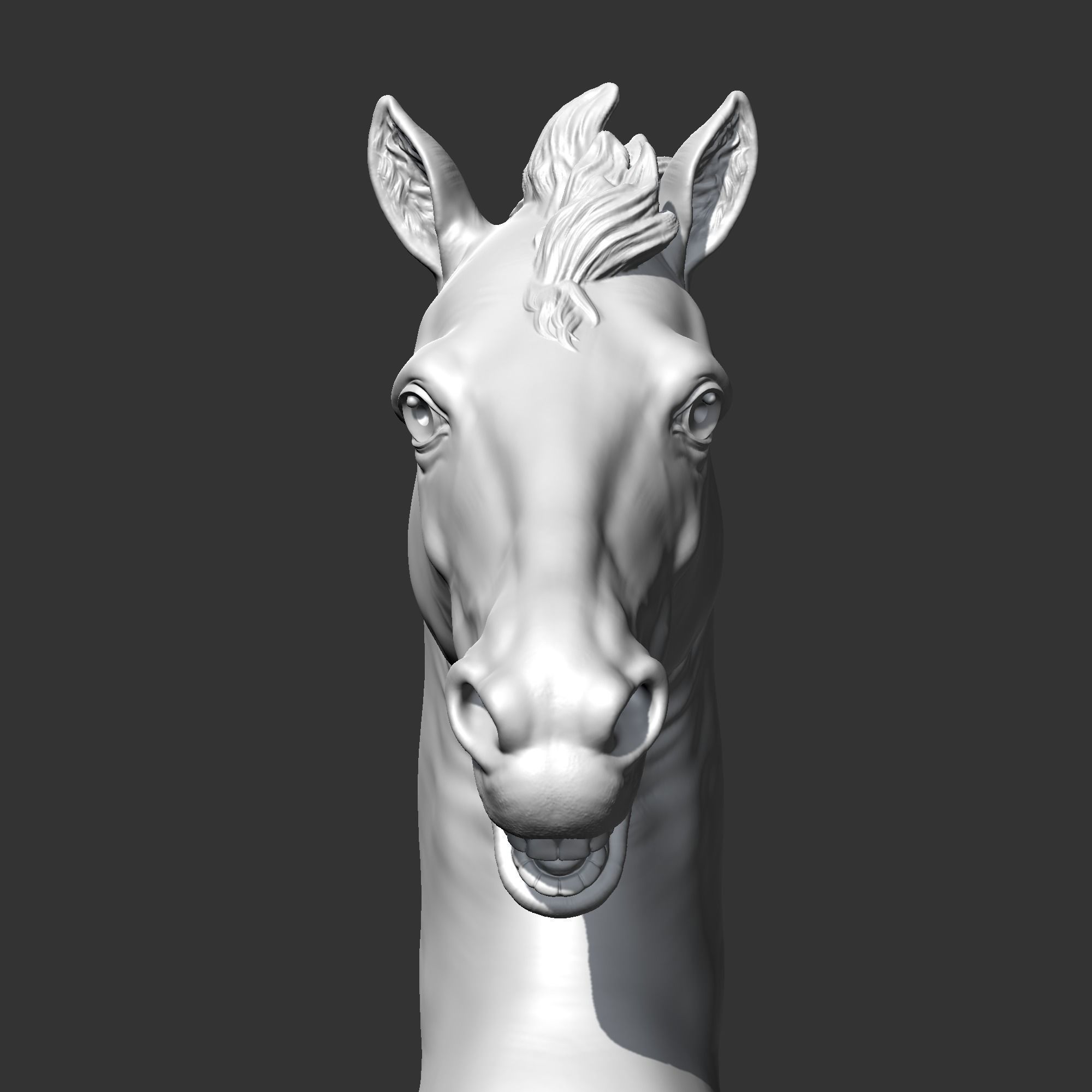Horse Head AM22 3D print model 3D print model_2