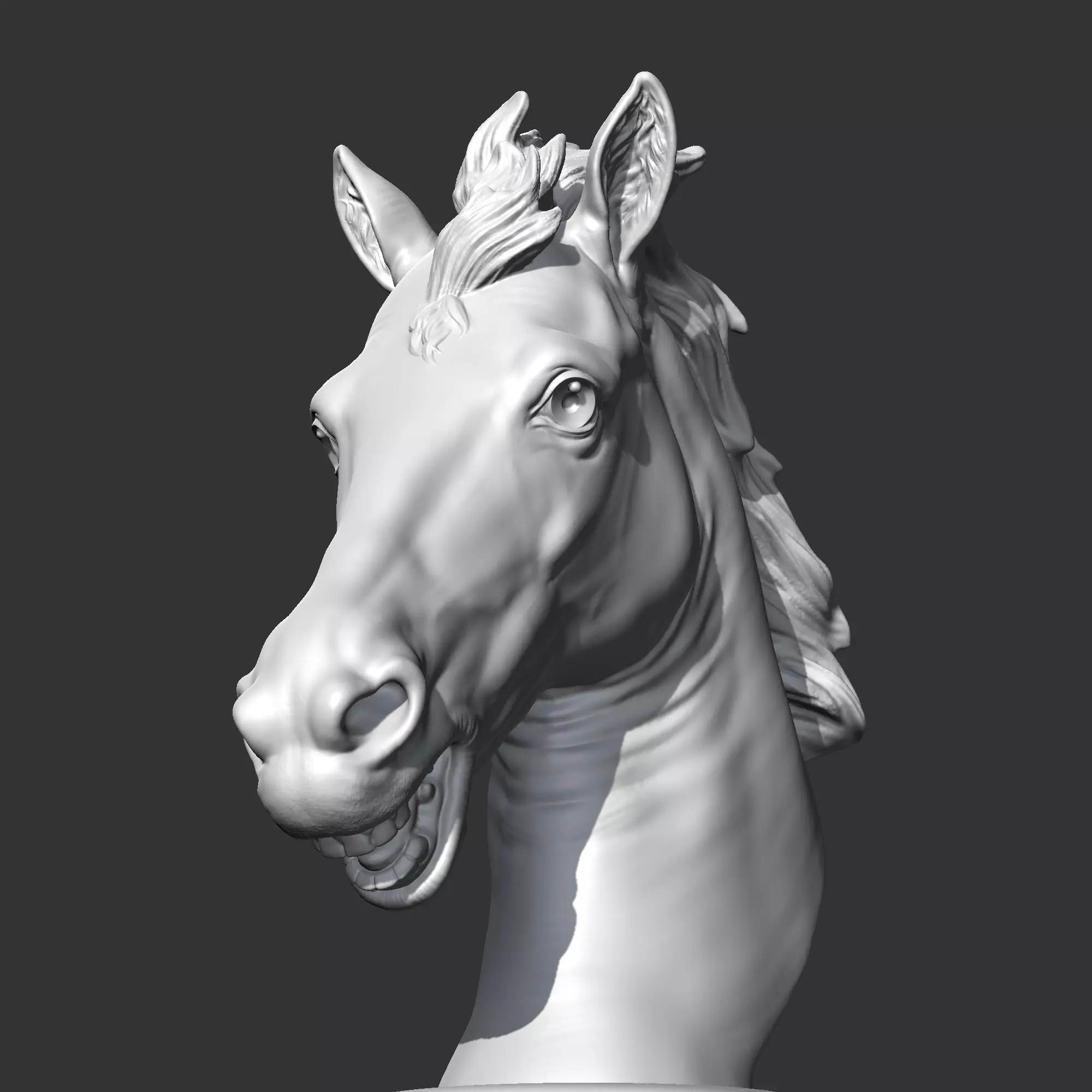 Horse Head AM22 3D print model 3D print model_0