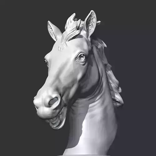Horse Head AM22 3D print model 3D print model