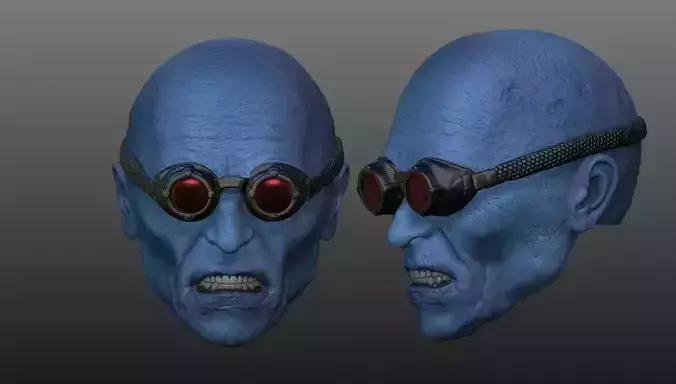 Mr Freeze Headsculpt - One12 3D print model