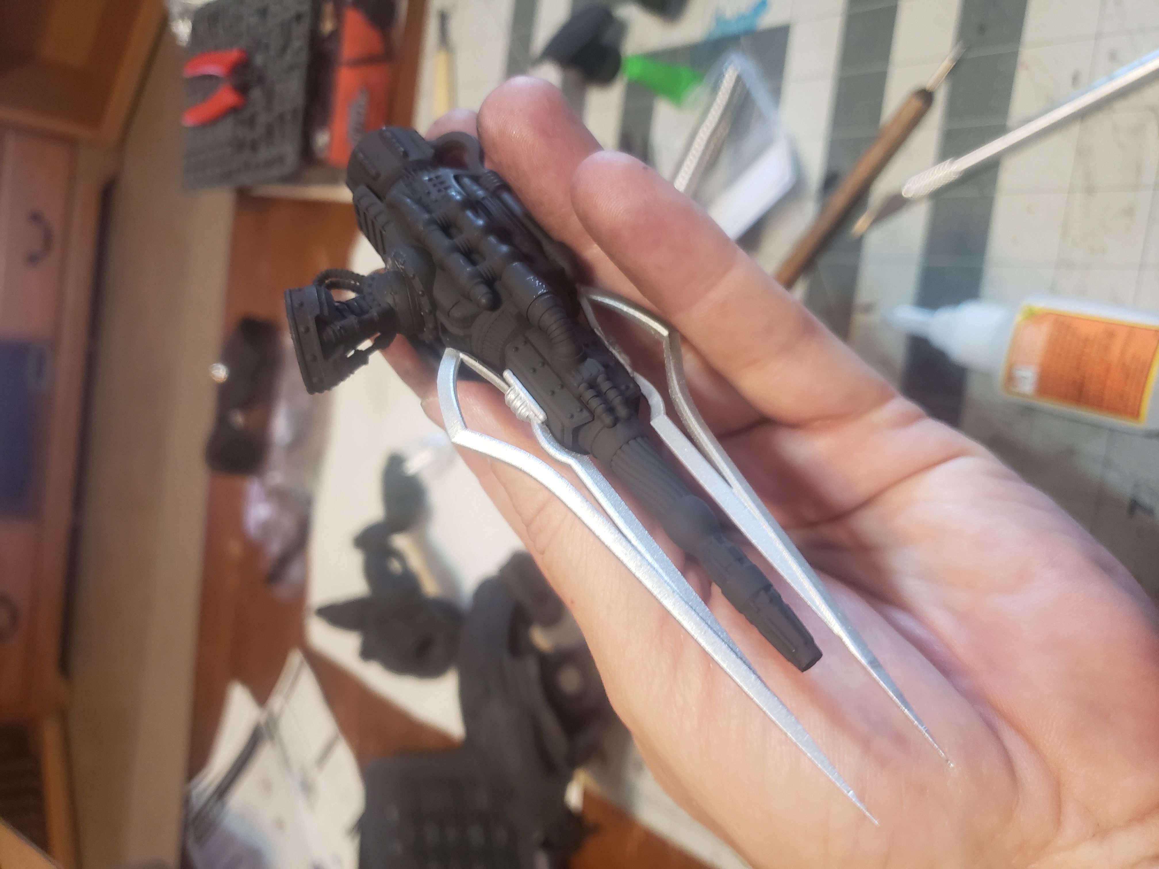 28mm Cervantes-Class Sicario Assassination Mech 3D print model_13