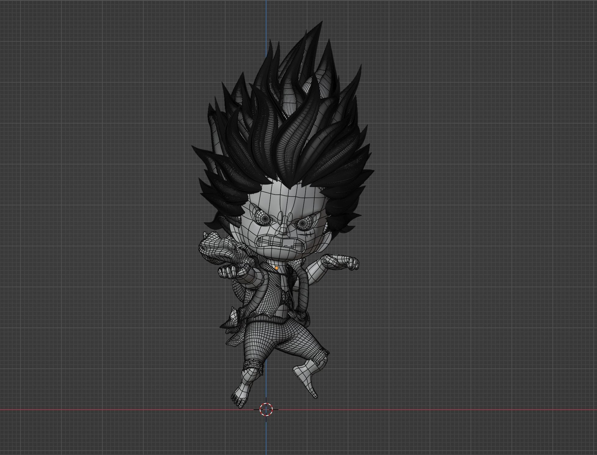 Luffy Gear4 Snakeman SD - One Piece 3D model_10