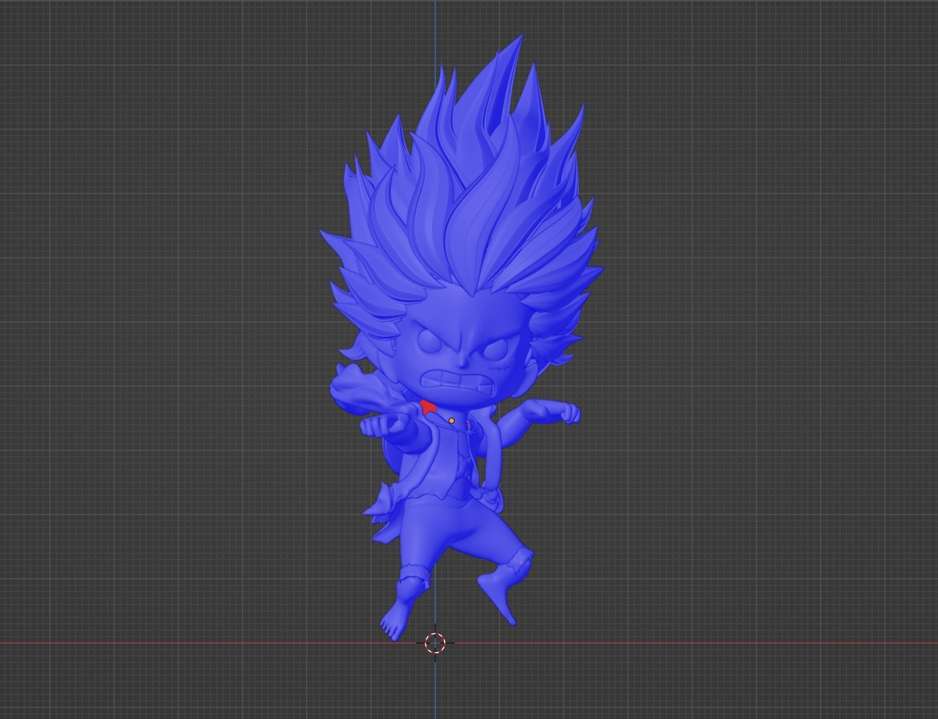 Luffy Gear4 Snakeman SD - One Piece 3D model_15