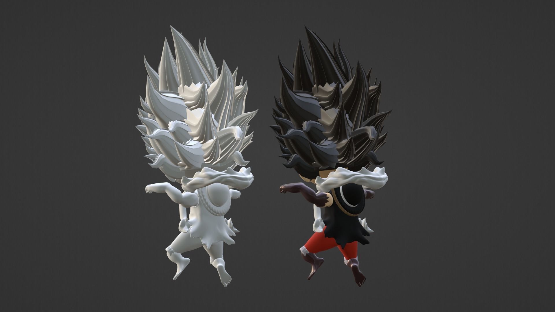 Luffy Gear4 Snakeman SD - One Piece 3D model_17