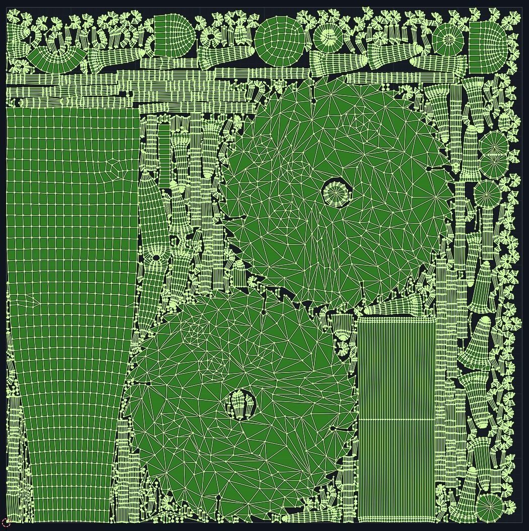 Spike Blade Bat game asset weapon Low-poly 3D model_11