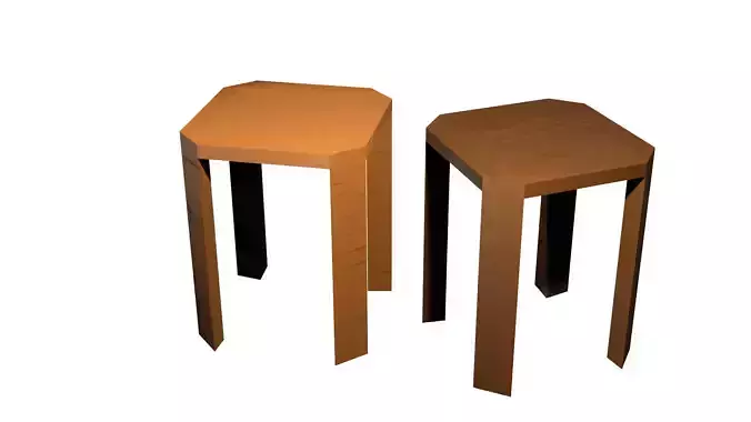 Wood stools