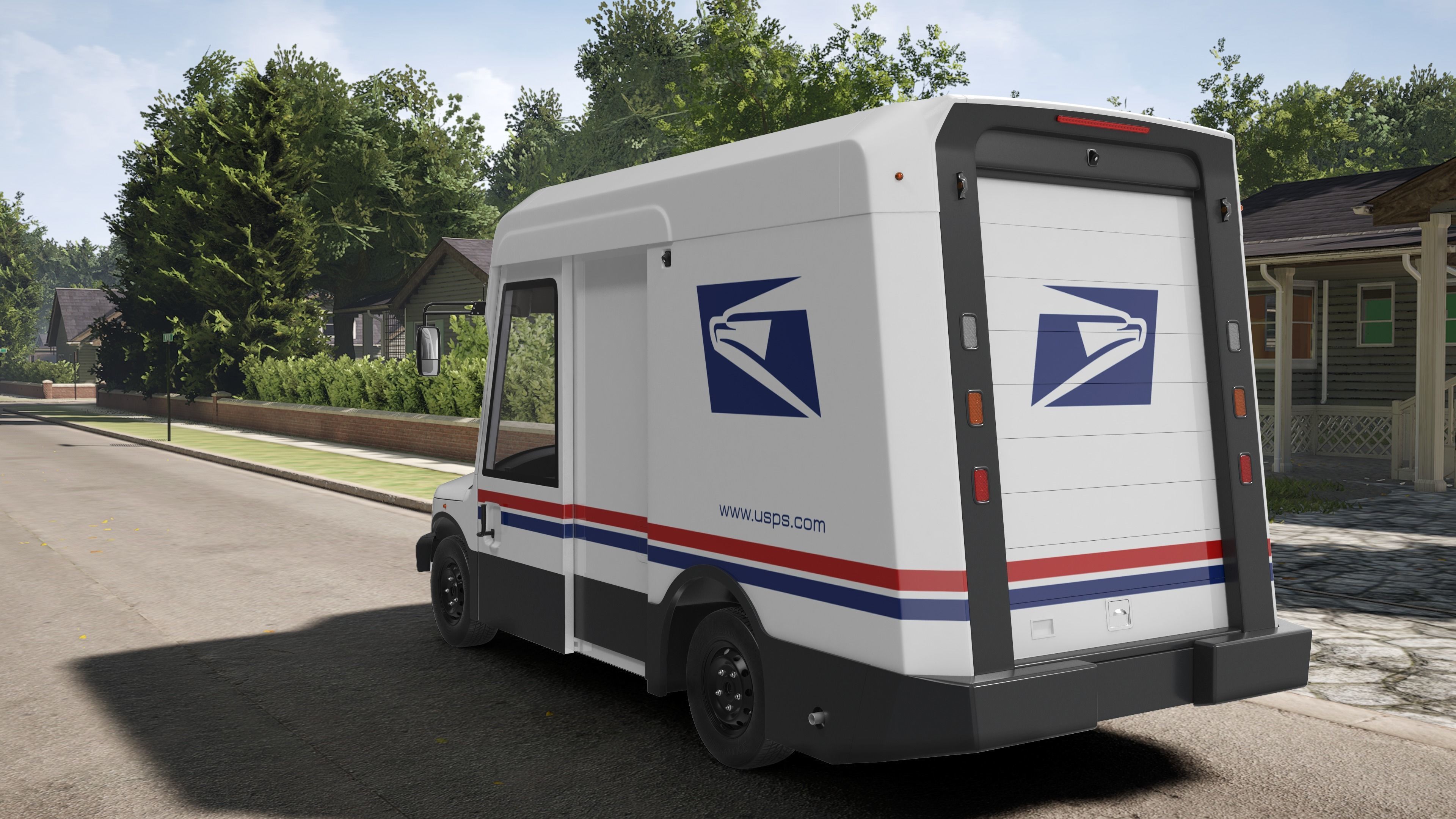 Next Generation US Mail Truck 3D model | CGTrader
