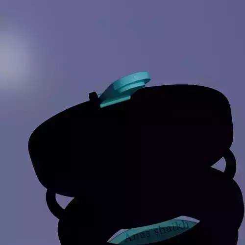 3D Model of a Spring-Loaded Mechanism