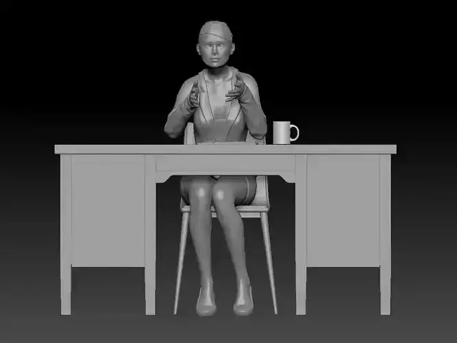 TEACHER GIRL 2 3D print model
