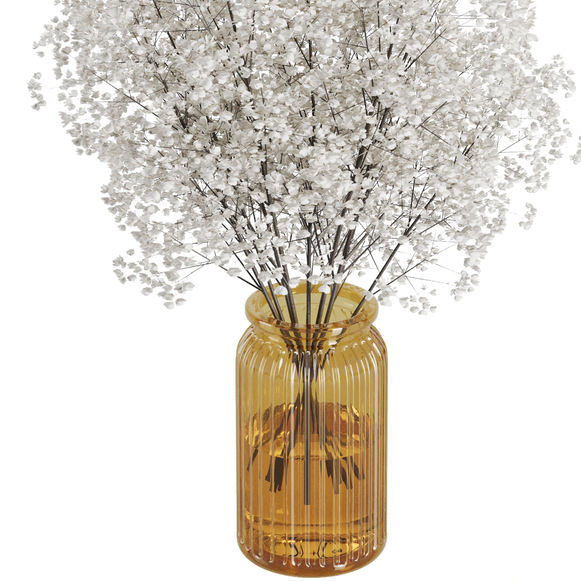 Babys Breath Bouquet2 3D model_2