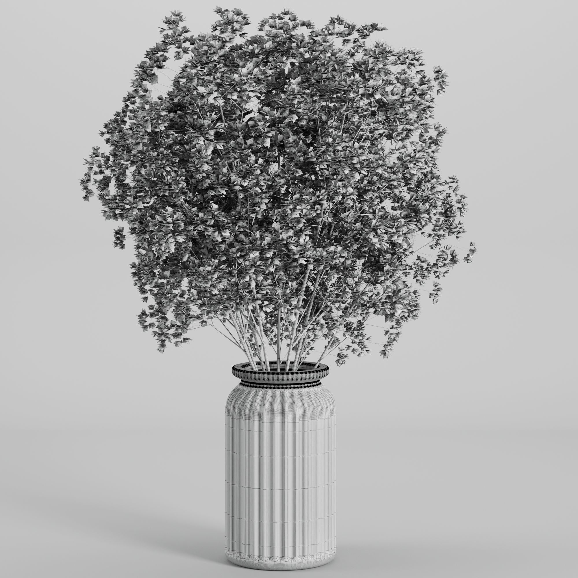 Babys Breath Bouquet2 3D model_7