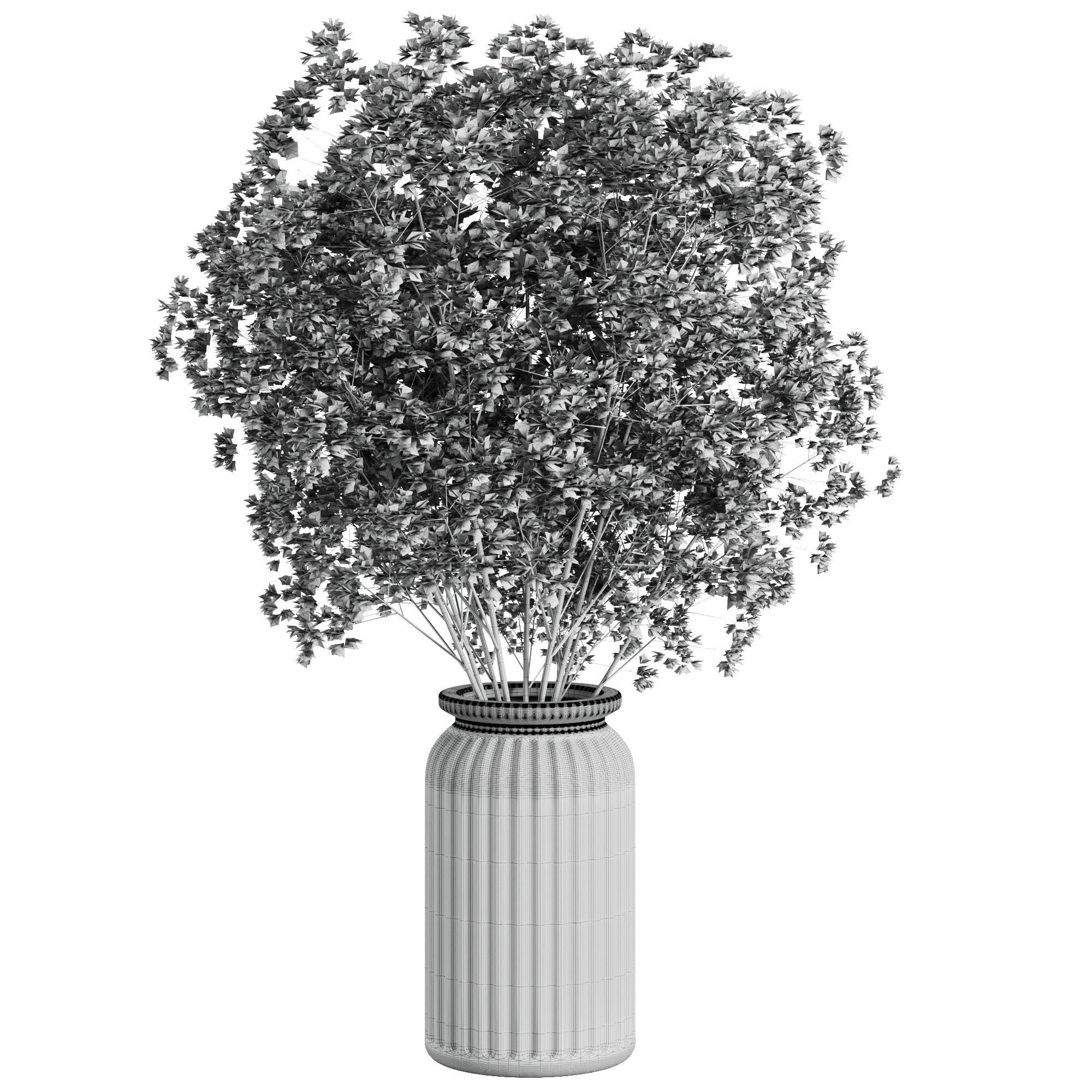 Babys Breath Bouquet2 3D model_4