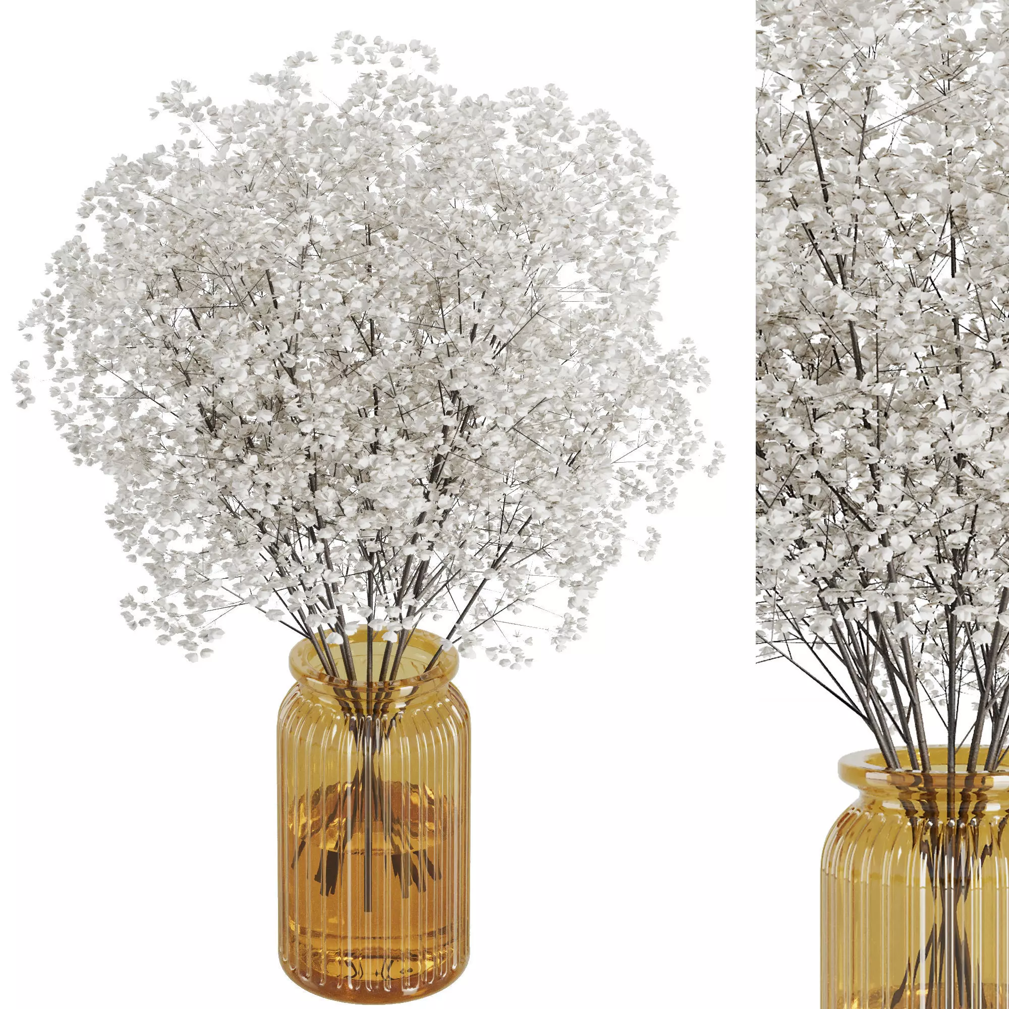 Babys Breath Bouquet2 3D model_0