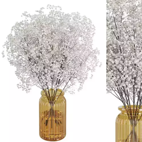 Babys Breath Bouquet2 3D model