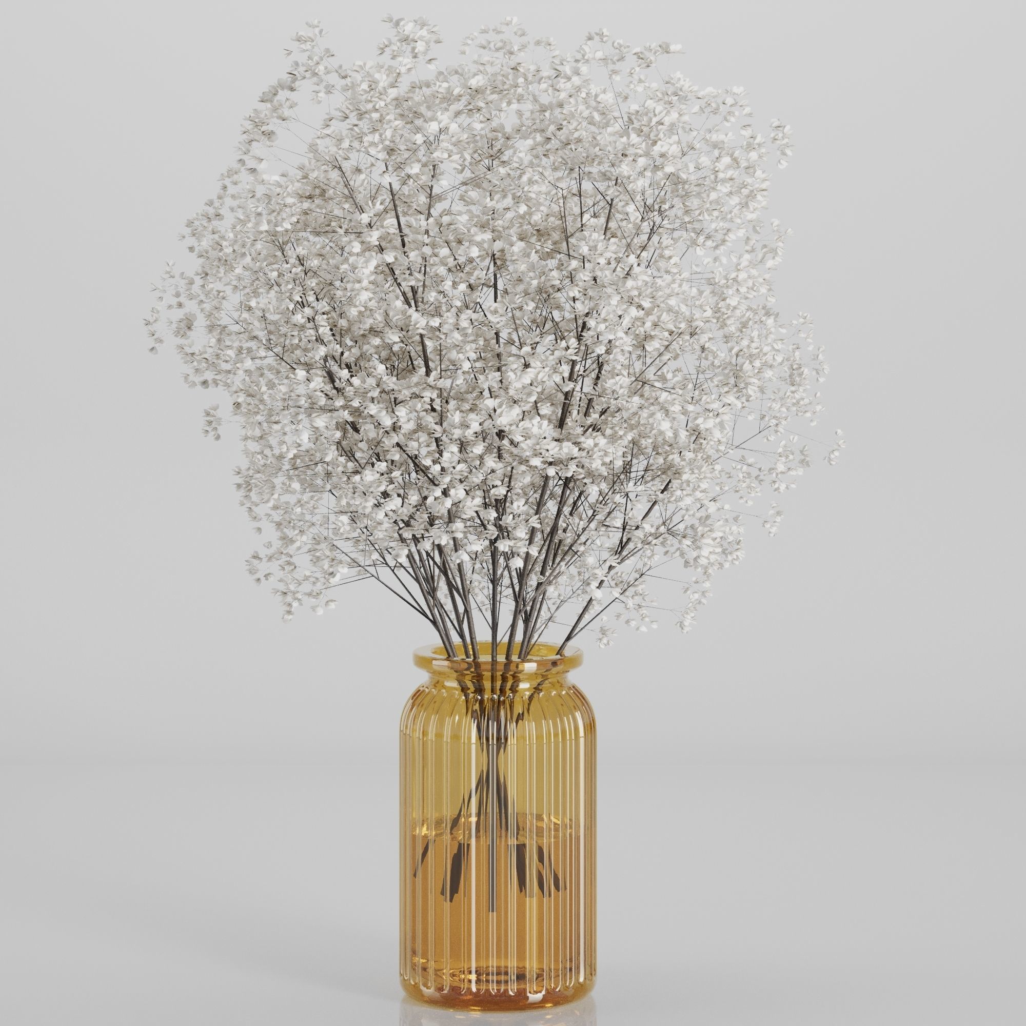 Babys Breath Bouquet2 3D model_5