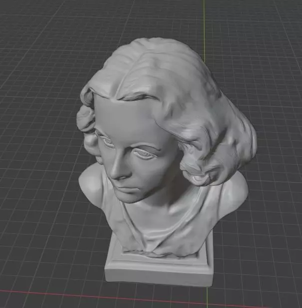 Hedy Lamarr 3D print model_5