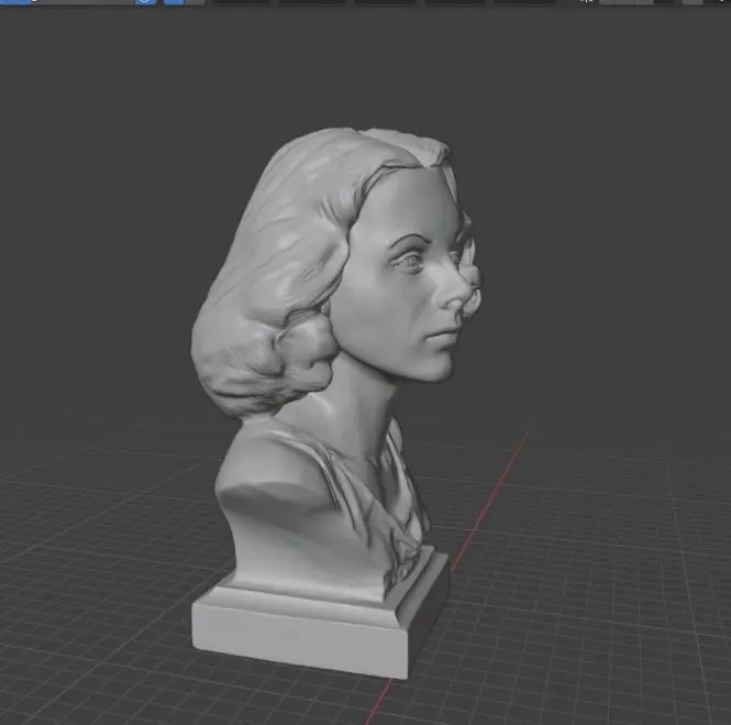 Hedy Lamarr 3D print model_24