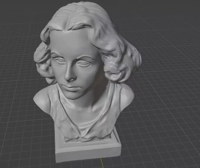 Hedy Lamarr 3D print model_8