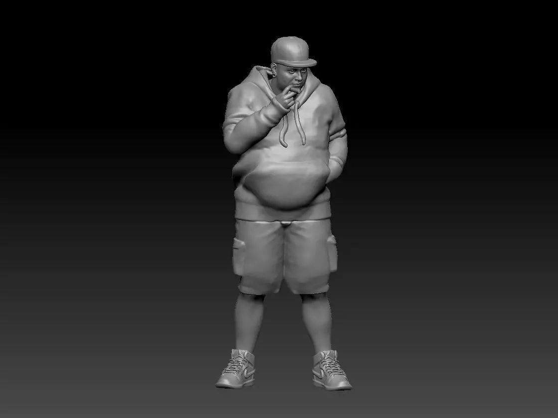 man fred smoke 3D print model