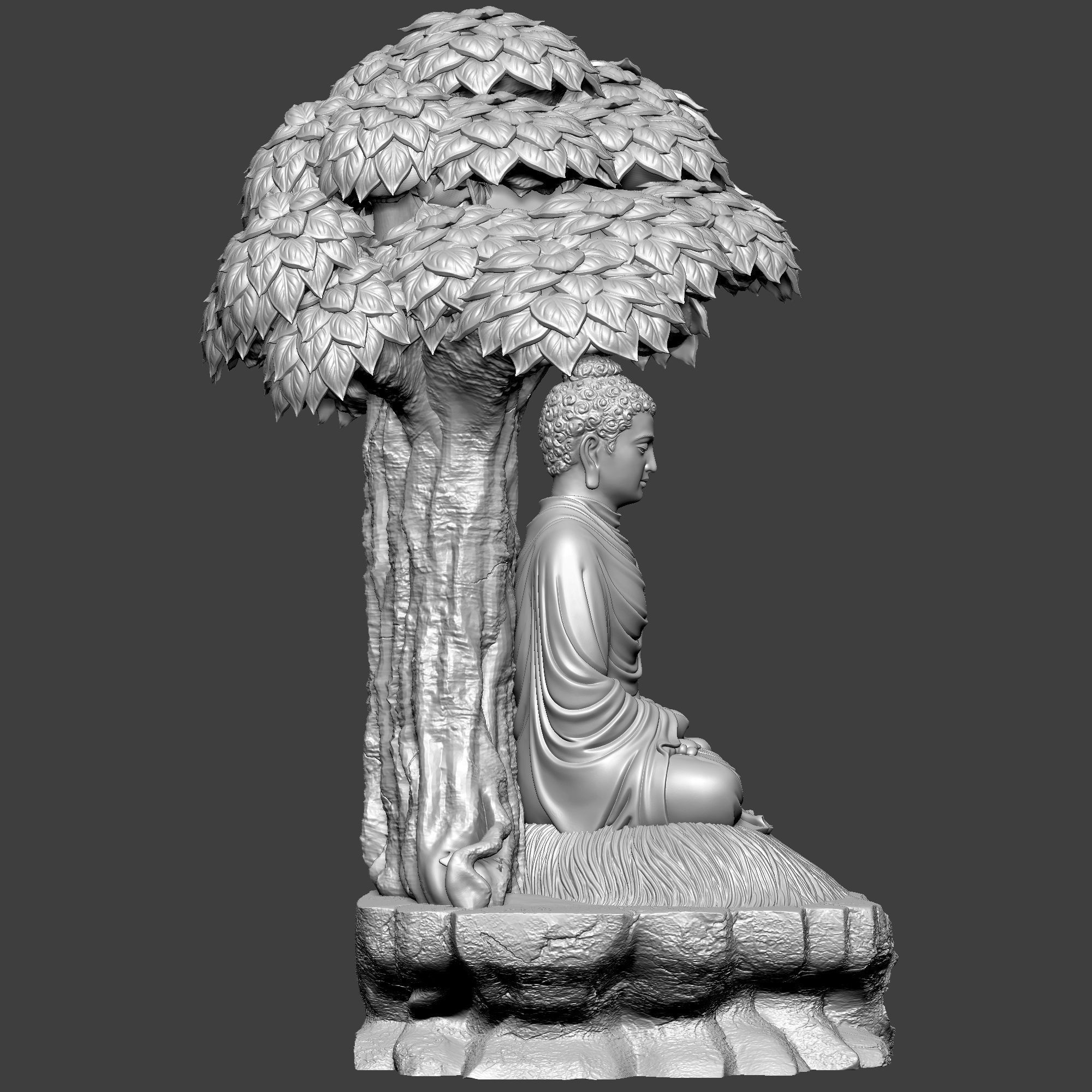 buddha 3D print model_3