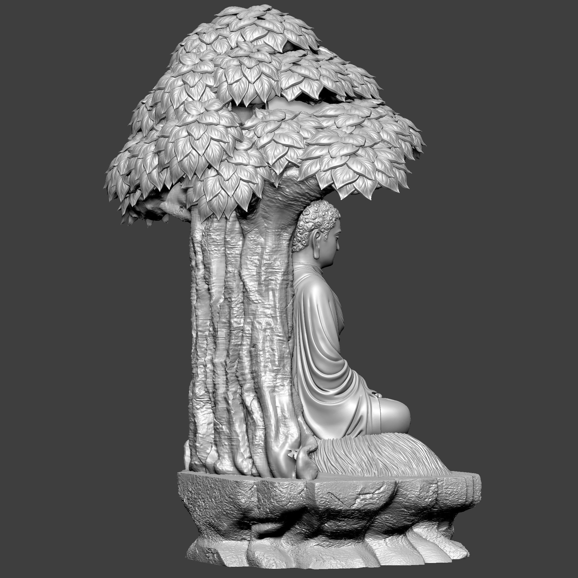 buddha 3D print model_4