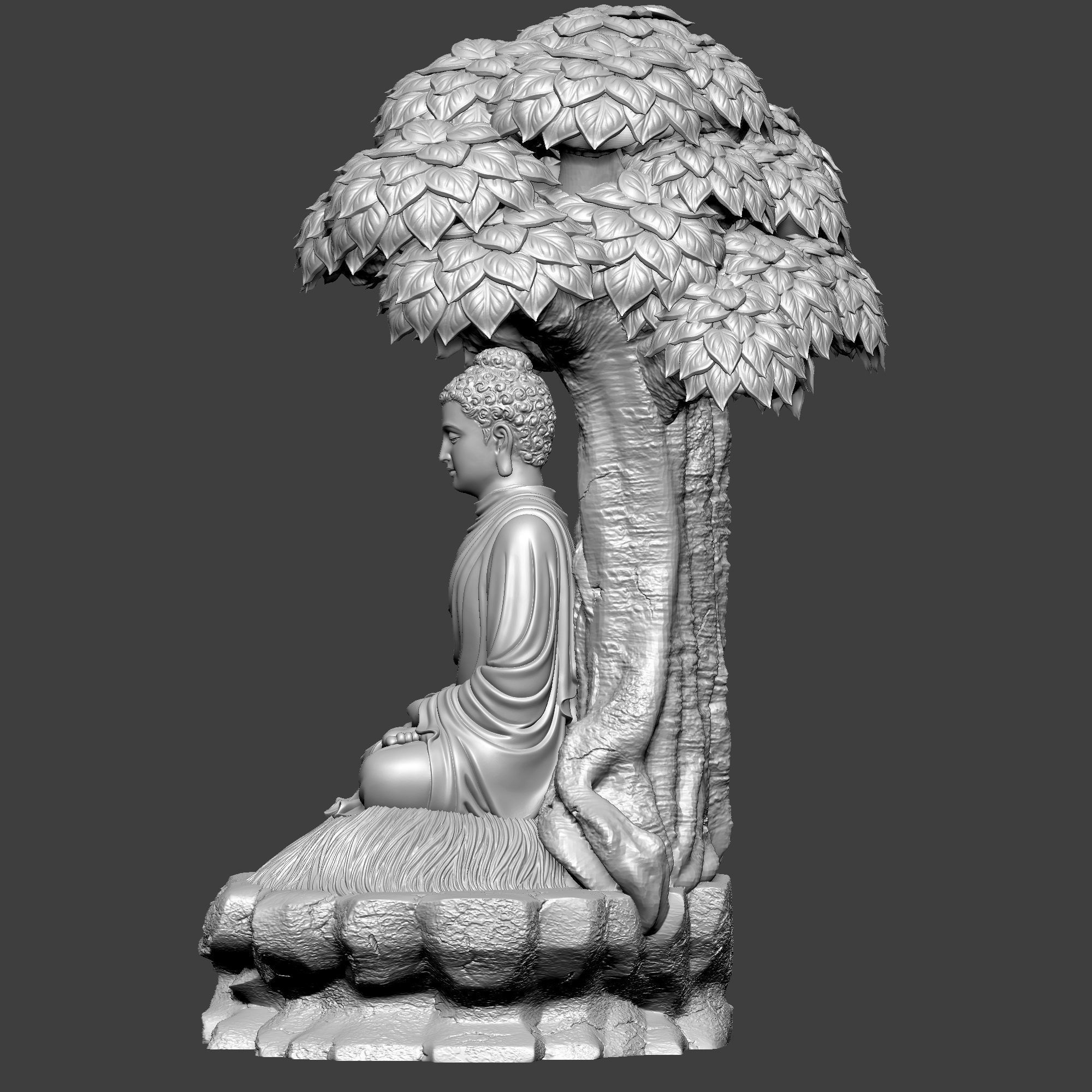 buddha 3D print model_2