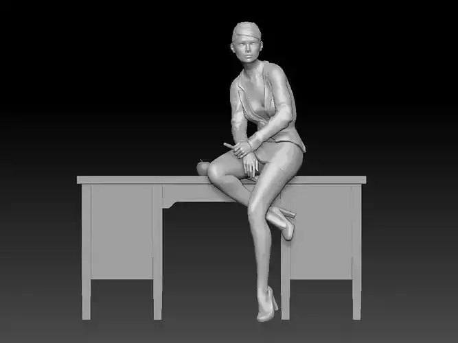 TEACHER GIRL 3 3D print model