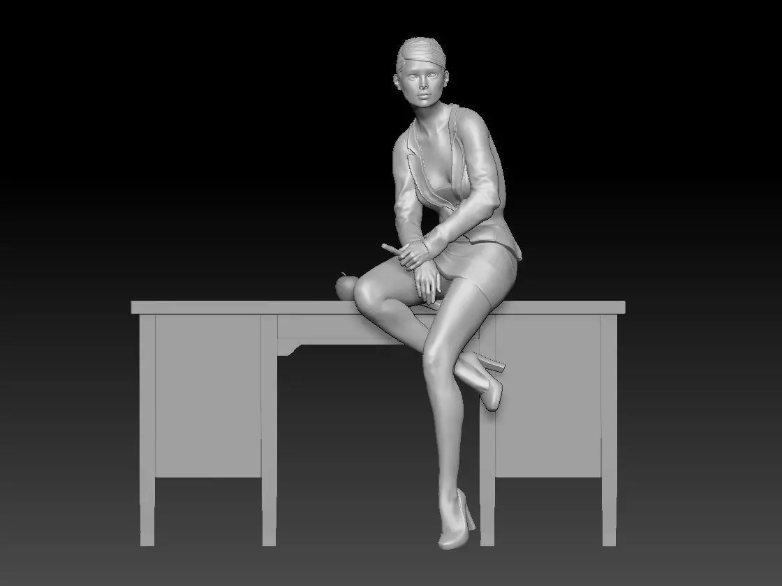 TEACHER GIRL 3 3D print model_0
