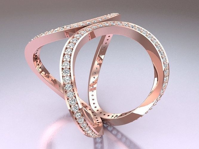 Diamond Ring  - N4348 3D print model