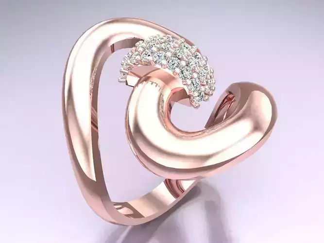 Diamond Ring  - N6215 3D print model