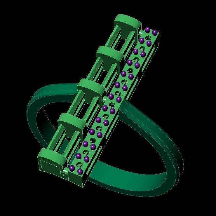 YUZUK BAGET TASLI 3D model_3