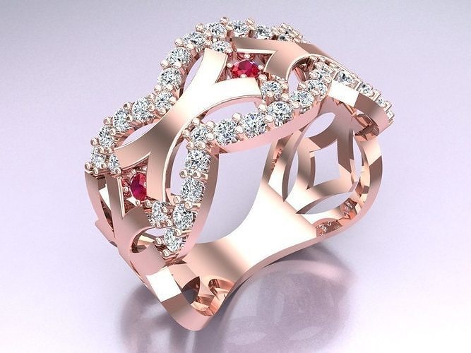 Diamond Ring  - N6451 3D print model