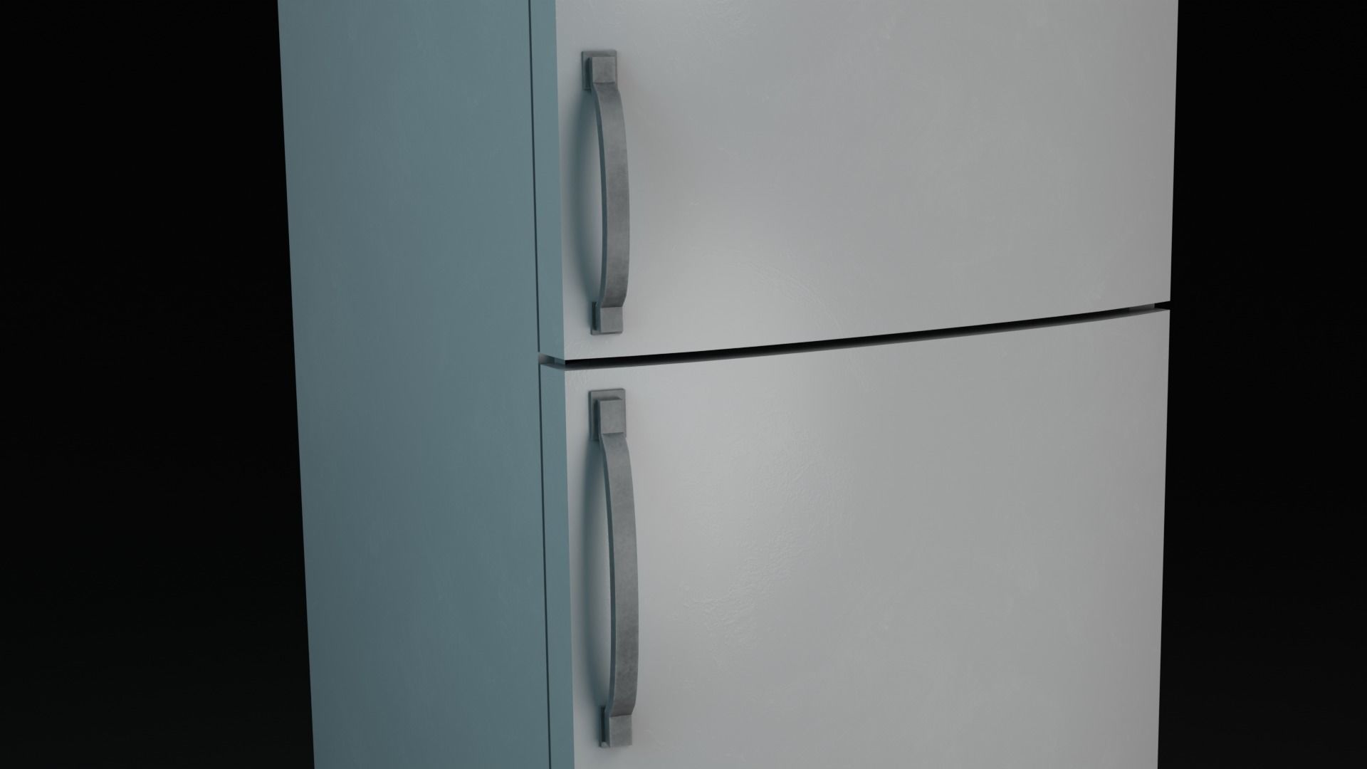 White goods Set  Low-poly 3D model_9