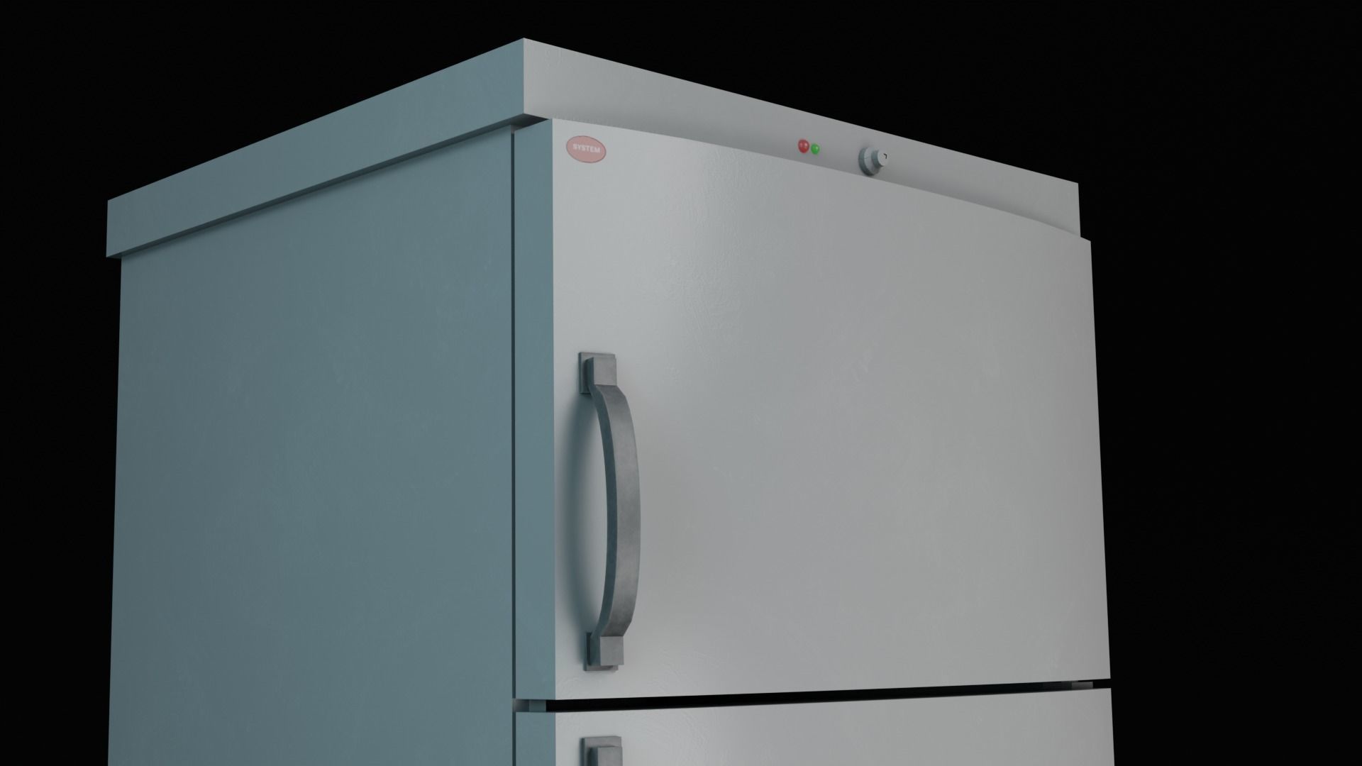 White goods Set  Low-poly 3D model_10